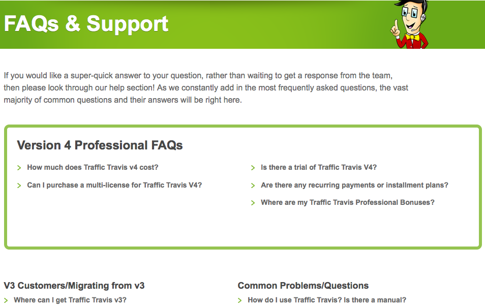 Traffic Travis Frequently Asked Questions