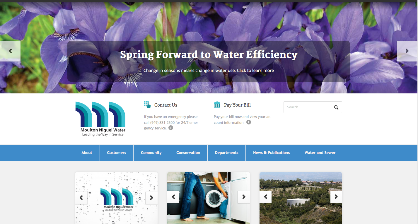 Moulton Niguel Water District Website