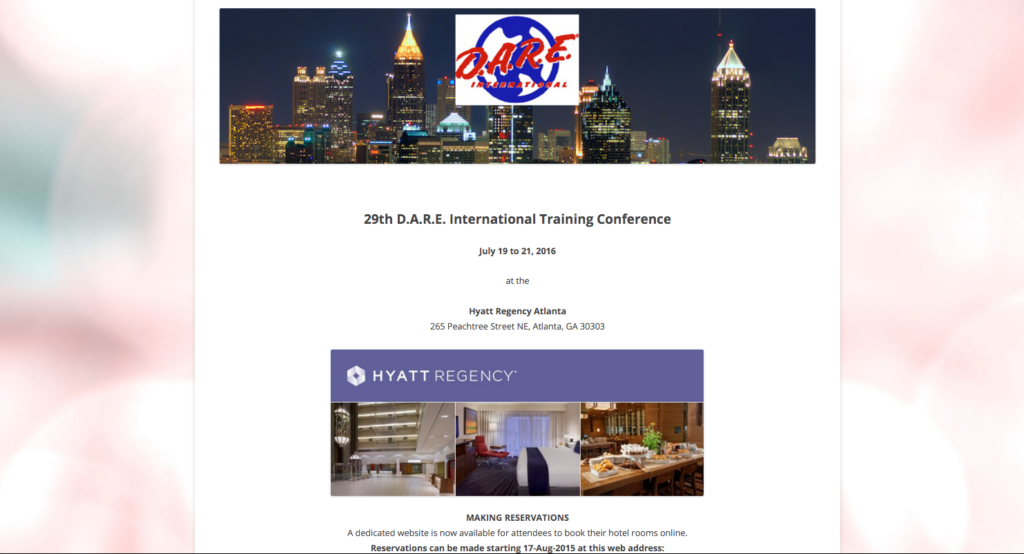 Conference Event Series Website